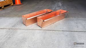 We have many color window boxes for sale like kraft, black, white, yellow, red or any other custom. Window Flower Boxes Custom Made To Order In Copper With A Bead