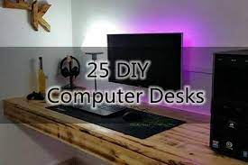 It can house other items if you choose to build it that way. 25 Brilliant And Easy To Build Diy Computer Desks