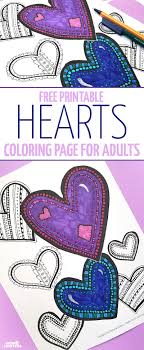 More free heart coloring pages from the coloring tribe: Heart Coloring Page A Free Printable Coloring Page For Adults