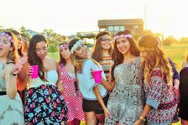 Pin By Alice Viterbo On 21st Birthday Party Coachella Inspired Party Wedding Palette Girls Night Party