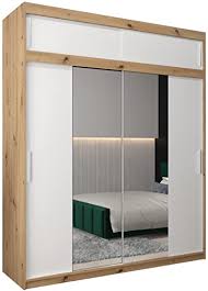 MEBLE KRYSPOL Kleiderschrank mit Spiegel Tokyo 1