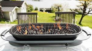 Want To Add A Little Sizzle To Your Dinner Parties Bring Out The Tabletop Party Grill And Let Guests Take Turns Cooki Grilling Charcoal Bbq Outdoor Table Tops
