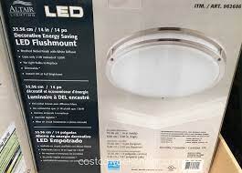 Check spelling or type a new query. Altair 14 Inch Led Flushmount Light Fixture Model Al 3151 Costco Weekender