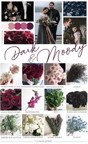 Packages In 3 Different Sizes To Take The Guesswork Out Of Your Diy Flower Selection And Quantity Dark Wedding Theme Floral Wedding Wedding Floral Centerpieces