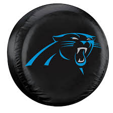 carolina panthers standard spare tire cover w officially licensed logo