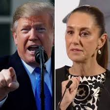 🚨Trump 🇺🇸 y Sheinbaum 🇲🇽 acuerdan 🤝🏼frenar aranceles por un mes y  reforzar seguridad en la frontera🚨 En una llamada telefónica, la  presidenta Claudia Sheinbaum y Donald Trump acordaron detener por un