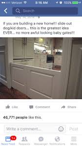 Pocket Door Baby Dog Gate No More Plastic Gates All Around The House Building A New Home Home New Homes