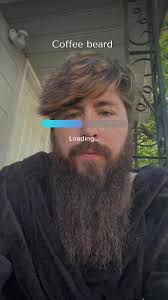 Old Man Licking Coffee Off His Beard