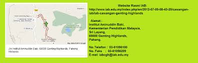 Iab also have four branches in genting highlands (pahang), jitra (kedah), kota kinabalu (sabah) and kuching (sarawak). Perkongsian Halatuju Kerjaya Kaunseling Cinta Orang Kelainan Upaya Iab Institut Aminuddin Baki Genting Highland