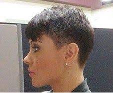 Left Profile Short Tapered Pixie Short White Hair Short Shaved Hairstyles Permed Hairstyles