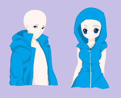How to draw hoodies 3 different ways youtube. Hoodie Cute Anime Base