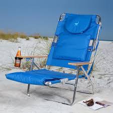 Deluxe Padded Ostrich Sport 3 N 1 Beach Chair From Hayneedle Com Beach Lounge Chair Beach Chairs Beach Chair Umbrella