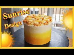 Cake Design Deco Sunrise Lever De Soleil Carl Arsenault Cake Design Fancy Desserts Creme Au Beurre