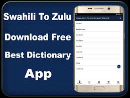 Swahili To Zulu Dictionary Offline For Android Apk Download