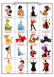 All the colors of the winners. Kids Quiz Name The Disney Character Teaching Resources
