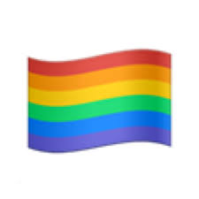Una bandera arcoíris ondeará en la plaza daley durante todo el mes de junio. Emoji Emojiiphone Iphone Bandera Lgbt Sticker By