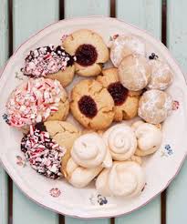Lined up in a row on a platter, these cute treats are sure to get your guests in the holiday spirit. Back Off Santa These Cookies Are All Ours Refinery29 Best Christmas Cookie Recipe Cookies Recipes Christmas Holiday Cookie Recipes