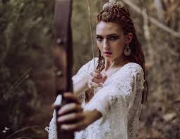 The vikings were famous for using axes as their weapons of choice, this design is based on the traditional norse bearded. Nordic Inspiration In Freya Viking Goddess Bridal Editorial