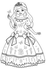 Zana Primăvara Princess Coloring Pages Cute Coloring Pages Barbie Coloring Pages