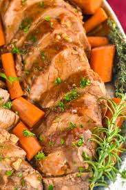 I had just turned on the full crock pot before i read the reviews. Slow Cooker Pork Tenderloin Simple Joy