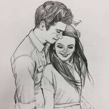 Pin By Hailey Benefiel On References Posing How To Pencil Sketch Images Pencil Art Love Romantic Couple Pencil Sketches