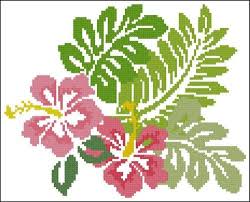 See more ideas about cross stitch patterns, cross stitch, stitch patterns. Hibiscus Tropical Pink Cross Stitch Flowers Cross Stitch Floral Cross Stitch