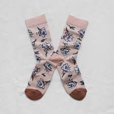 Chaussettes Bonne Maison Fleur Rose Bouton Bonne Maison Maison France Chaussettes