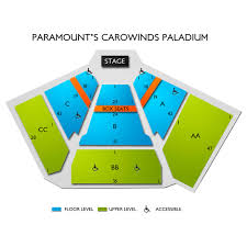 Carowinds Paladium 2019 Seating Chart