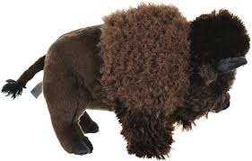 Amazon Com Wild Republic Bison Cuddlekins Stuffed Animal 12 Inches Gift For Kids Plush Toy Fill Is Spun Recycled Water Bottles Wild Republic