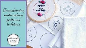 I love to delay washing my embroidery pieces. Top 3 Ways Of Transferring Embroidery Patterns To Fabric Peacock Fig