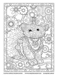 Search through more than 50000 coloring pages. Hair Bow Pup Dog Coloring Page Animal Coloring Pages Coloring Books