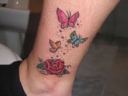 25 Superb Small Butterfly Tattoos Slodive Rose And Butterfly Tattoo Butterfly Tattoos For Women Butterfly Tattoo Designs