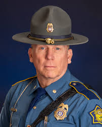 Ark Highway Patrol Damon Dobson Ansas State Police Trooper Enters Data Into  An