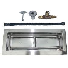 Stainless Steel Drop In Burner Kit For Natural Gas Fire Pit Natural Gas Fire Pit Gas Fire Pit Kit Gas Firepit