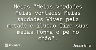 Meias Meias Verdades Meias Augusto Barros