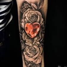Rose with diamond tattoo meaning. Photo Tattoo Diamond Ot 08 09 2018 081 Drawing Example Tattoovalue Net Tattoovalue Net