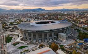 The stadium of the hungarian football federation with capacity of 68.000. Sports Stadiums Puskas Arena Stadium Hungary