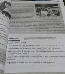 Kerja Sama Dalam Kegiatan Membatik Tiap Negara Di Asean Memiliki Corak Budaya Brainly Co Id