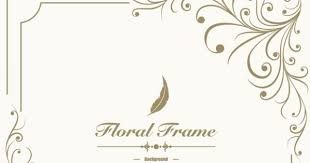 Gold pattern frame, gold and brown floral frame, frame, golden frame png. Background Undangan Png Free Png Images Vector Psd Clipart Templates