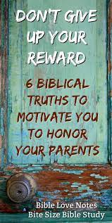 Bite Size Bible Study: The Serious Consequences Of Dishonoring Parents