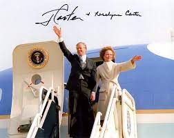 JIMMY &amp; ROSALYNN CARTER SIGNED 8x10 PHOTO PRESIDENT &amp; FIRST WIFE  BECKETT BAS | eBay