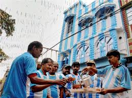 May 31, 2021 · sergio aguero has joined compatriot lionel messi at barcelona. West Bengal Barcelona S Lionel Messi Has An Inimitable Fan Paints House In Argentina Colours Ahead Of Fifa World Cup