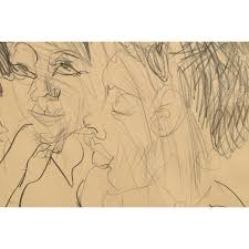 1977 Girls at the Lunch Counter by Allie William Skelton