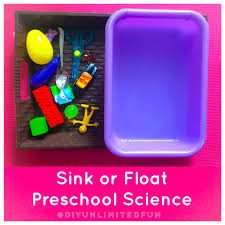 sink or float  preschool science