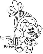 Wszystkie kolorowanki do druku (poza projektami ze zdjęcia) są darmowe. Coloring Page Poppy And Trolls Logo