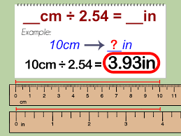 To calculate it, you must first convert your measurements to yards. How To Convert Centimeters To Inches 3 Steps With Pictures