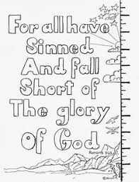 Romans 6:23 bible verse coloring page. Romans Coloring Pages