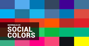 Social Colors Facebook Color Twitter Instagram Color