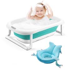 Check spelling or type a new query. 2 In 1 Baby Bathtub Portable Collapsible Toddler Bath Tub Foldable Infant Shower Basin Anti Slip Skid Proof With Baby Cushion For 0 5 Years Green Tub Cushion Buy Online In Botswana At Botswana Desertcart Com Productid