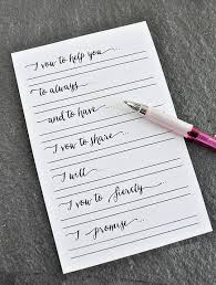 The Vow Valentine S Date Idea Basket Giveaway Wedding Vows Template Writing Vows Writing Your Own Vows